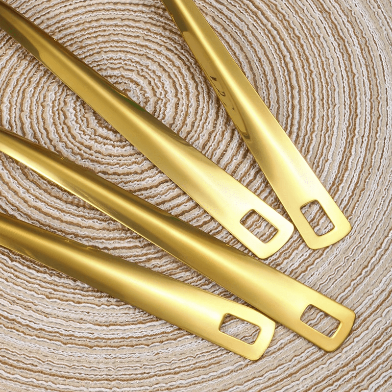 6pcs Korean Style Stainless Steel Gold-Plated Spatula Kitchenware Set By PK LUXUS™
