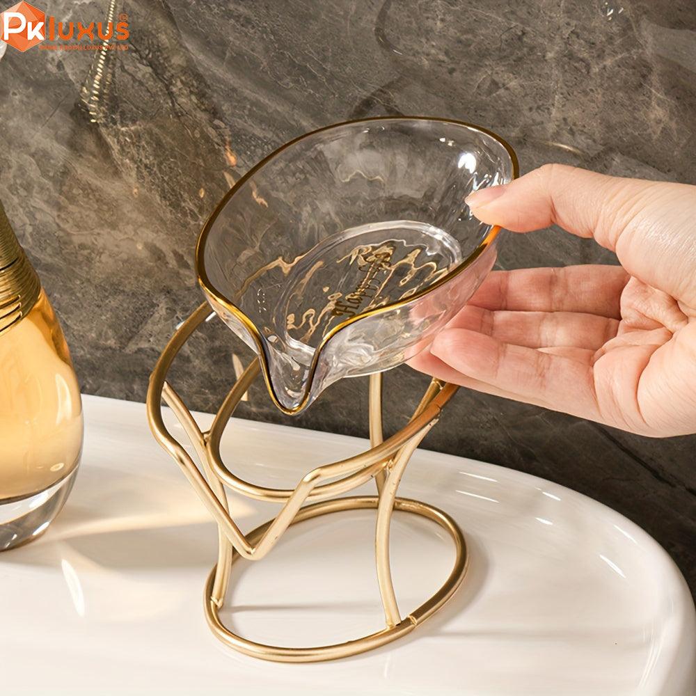 Iron Oval Soap Holder with Drain Design By PK LUXUS™ - PK LUXUS