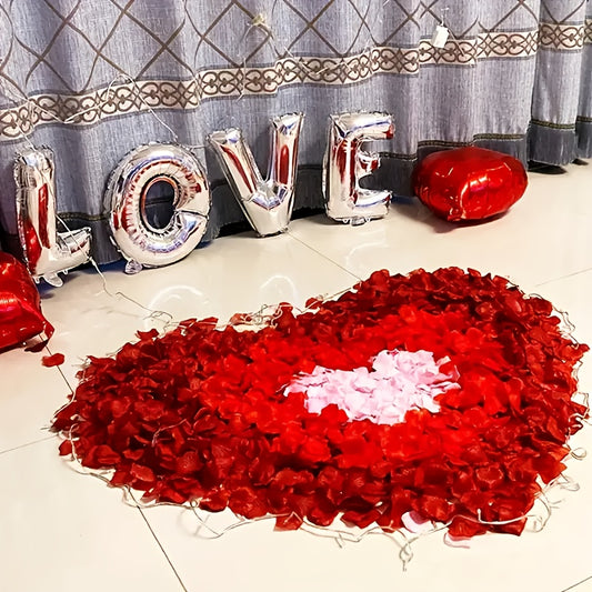1200 Artificial Rose Petals for Romantic Nights By PK LUXUS™