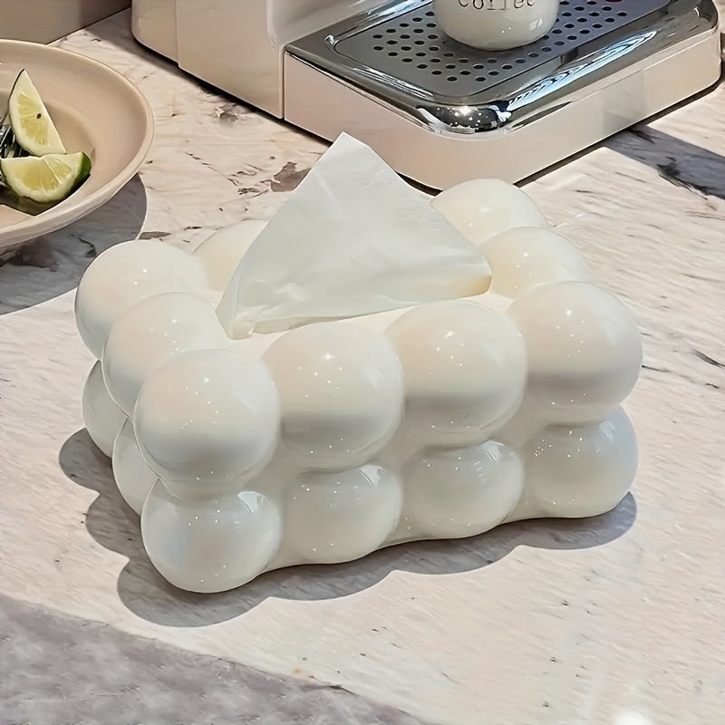 Luxury Cloud Style Ceramic Tissue Box By PK LUXUS™