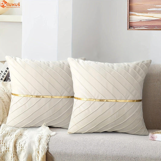 2pcs Ultra-Soft Velvet Throw Pillow Covers PK LUXUS™ - PK LUXUS