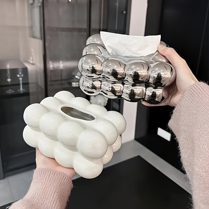 Luxury Cloud Style Ceramic Tissue Box By PK LUXUS™