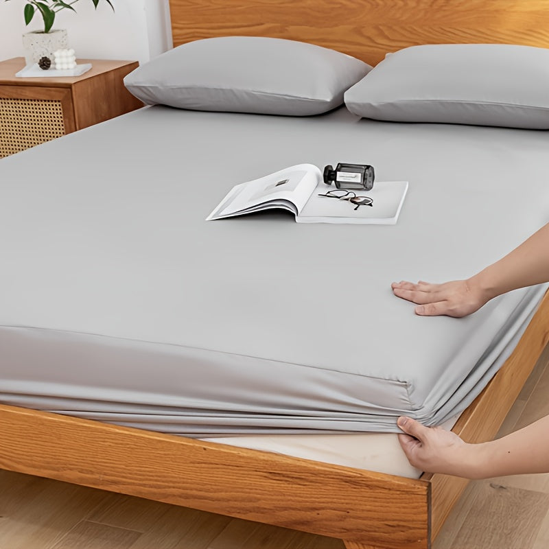 Deep Pocket Design for Secure Fit Soft & Cozy Solid Color Fitted Sheet By PK LUXUS™