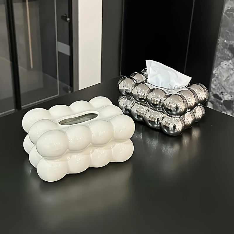 Luxury Cloud Style Ceramic Tissue Box By PK LUXUS™