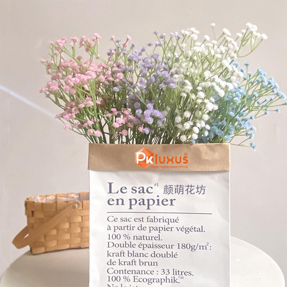24-Inch 2 Stems of Baby's Breath Flowers (5 Colors) By PK LUXUS™ - PK LUXUS