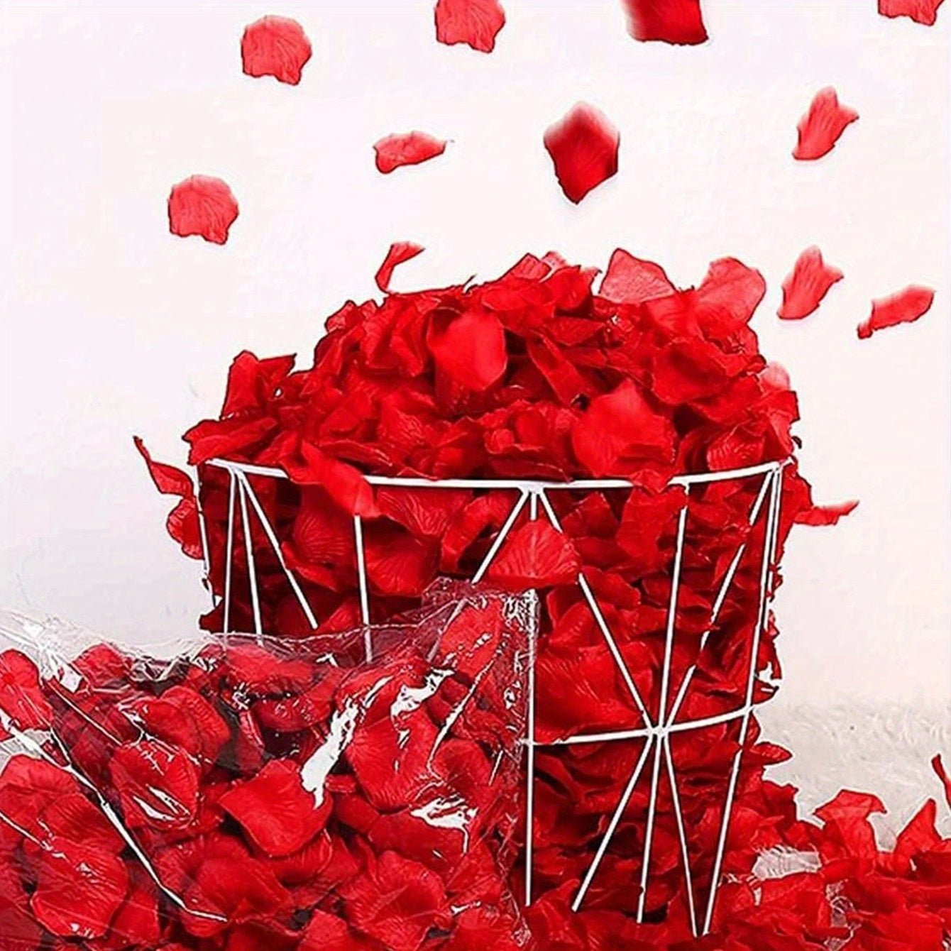 1200 Artificial Rose Petals for Romantic Nights By PK LUXUS™