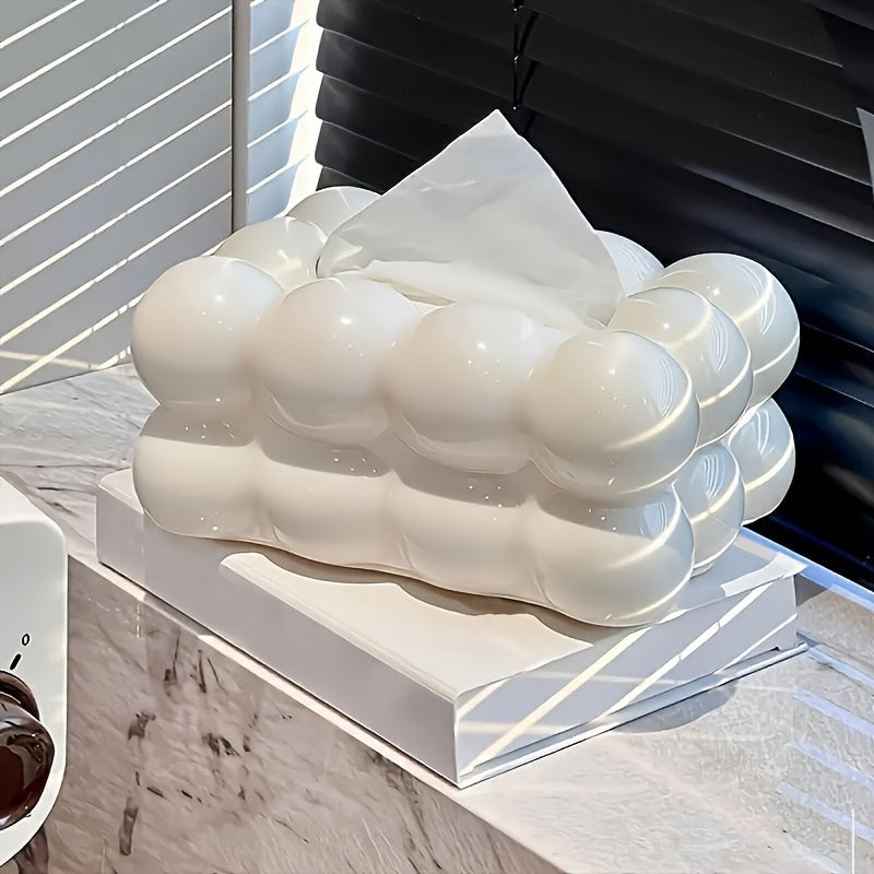 Luxury Cloud Style Ceramic Tissue Box By PK LUXUS™
