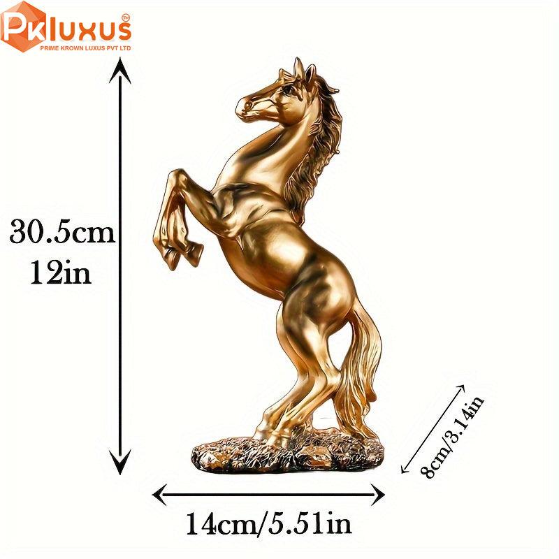 Luxury Golden Horse Statue With High Details By PK LUXUS™ - PK LUXUS