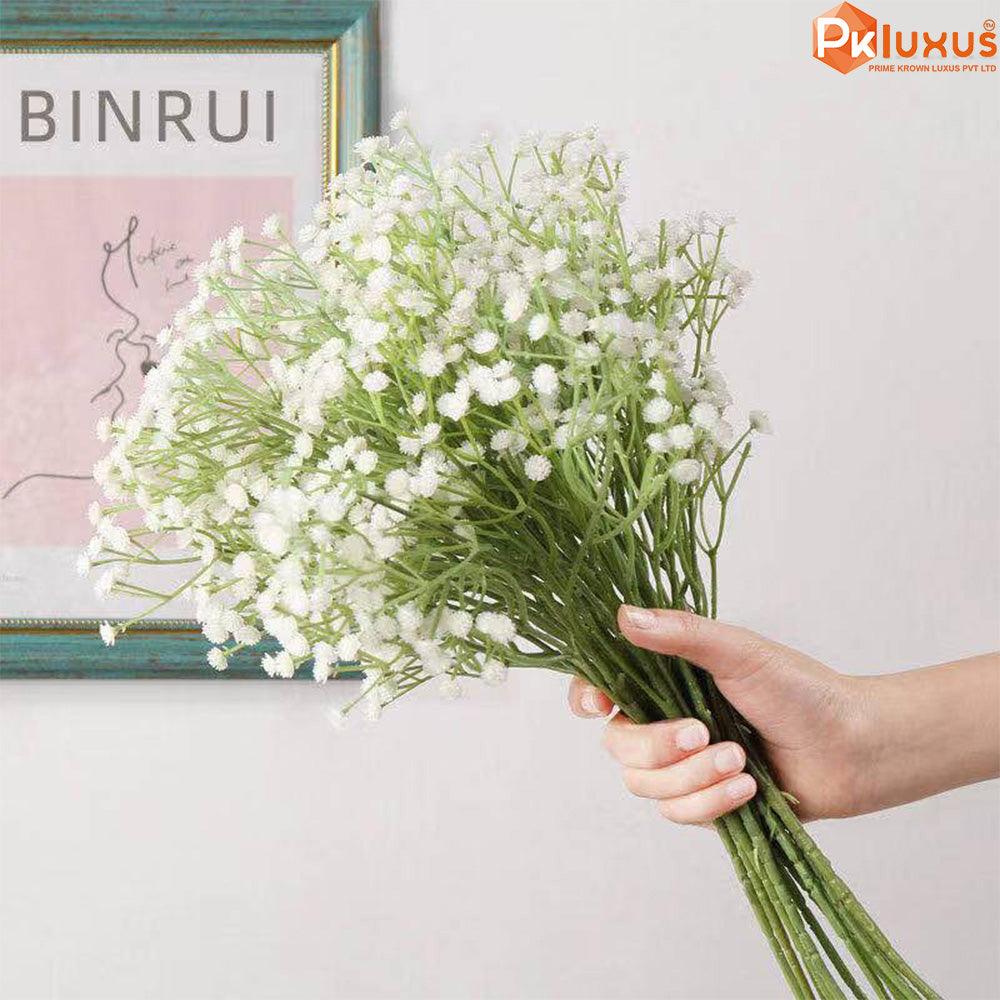 24-Inch 2 Stems of Baby's Breath Flowers (5 Colors) By PK LUXUS™ - PK LUXUS