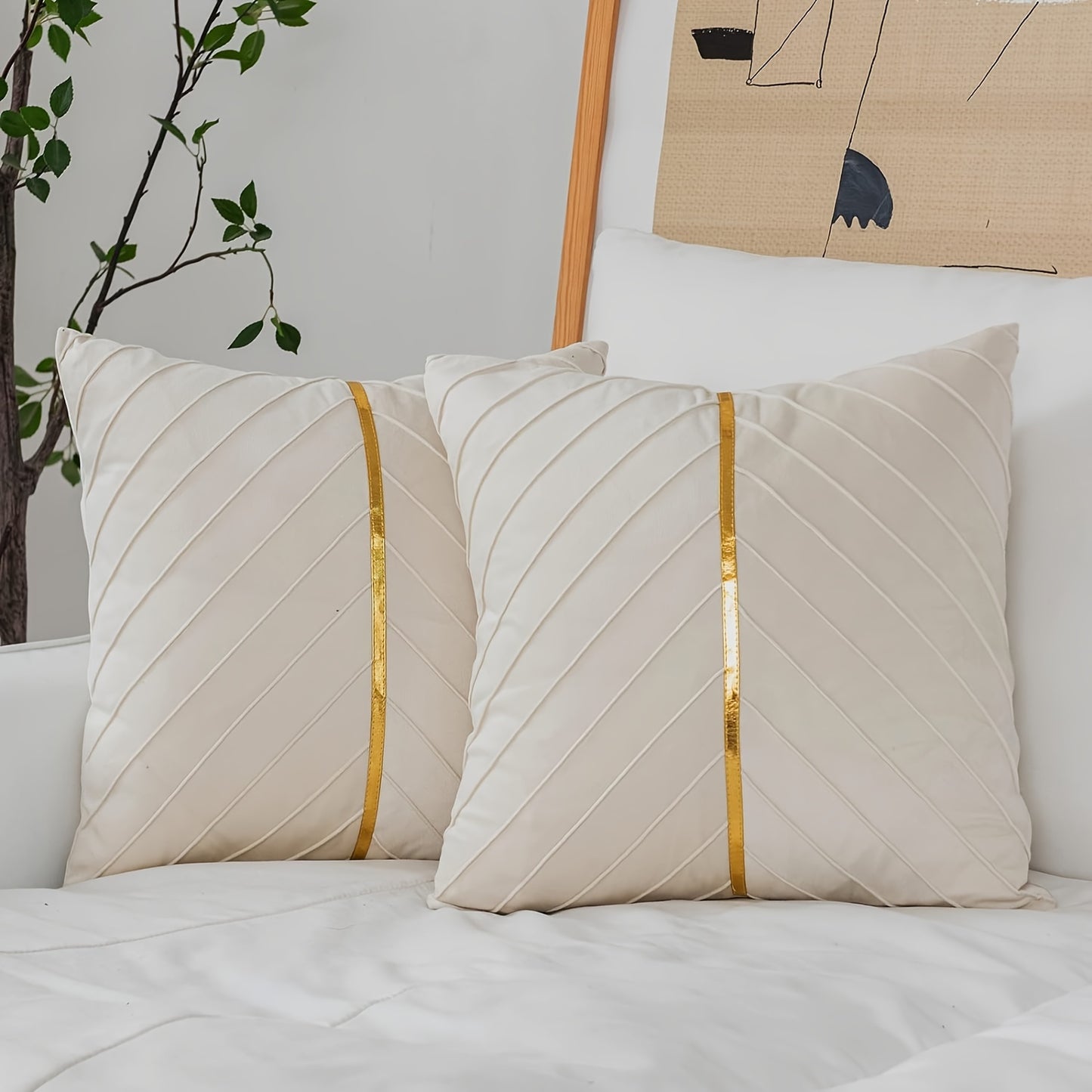 2pcs Ultra-Soft Velvet Throw Pillow Covers By PK LUXUS™