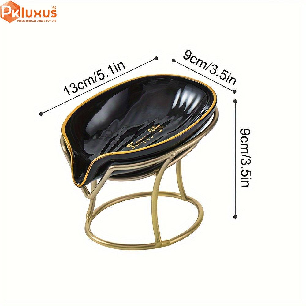 Iron Oval Soap Holder with Drain Design By PK LUXUS™ - PK LUXUS