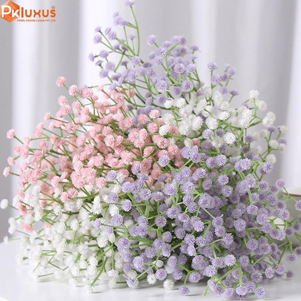 24-Inch 2 Stems of Baby's Breath Flowers (5 Colors) By PK LUXUS™ - PK LUXUS
