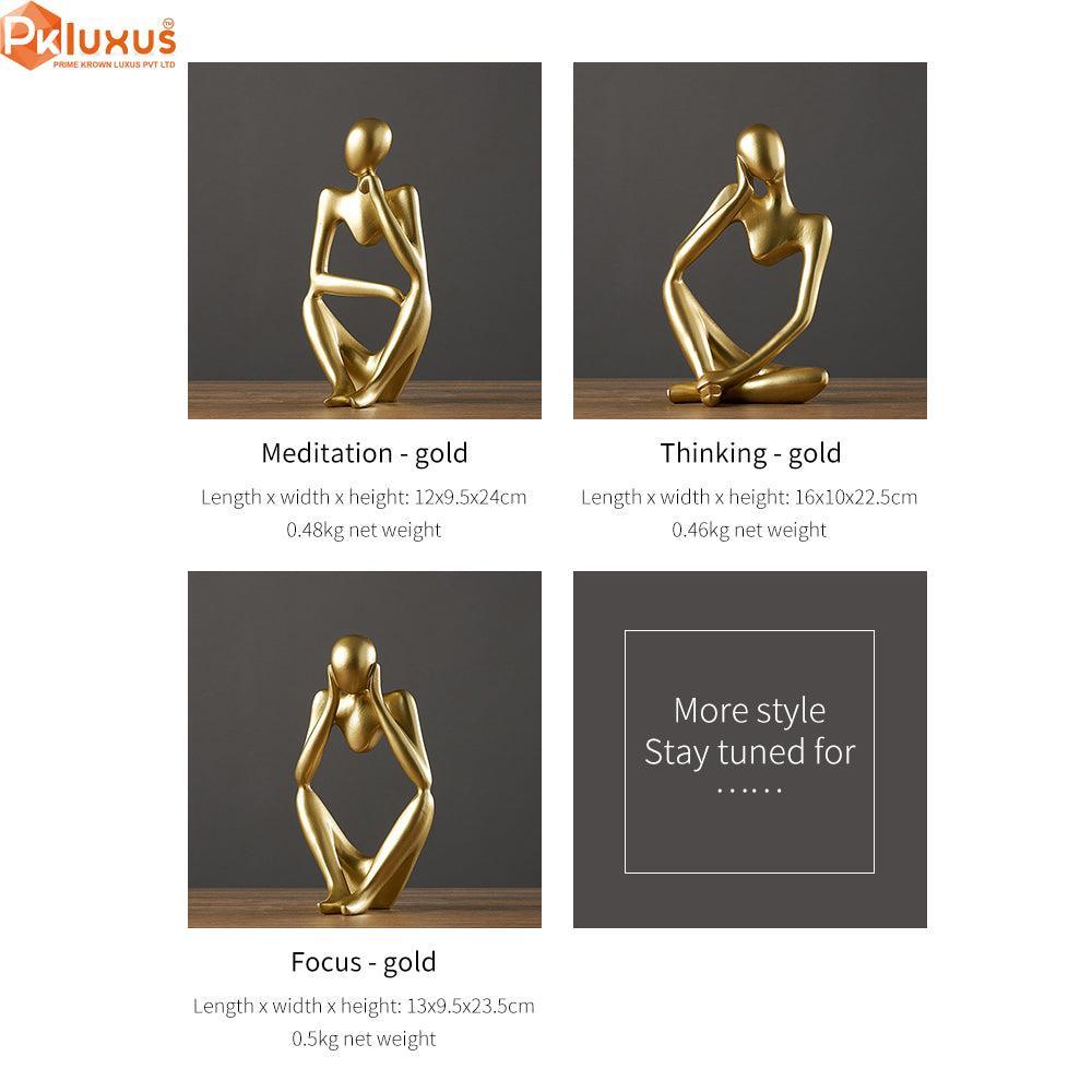 Set of 3 Thinking Mannequin Statues | Shelf Decoration | PK LUXUS™ - PK LUXUS