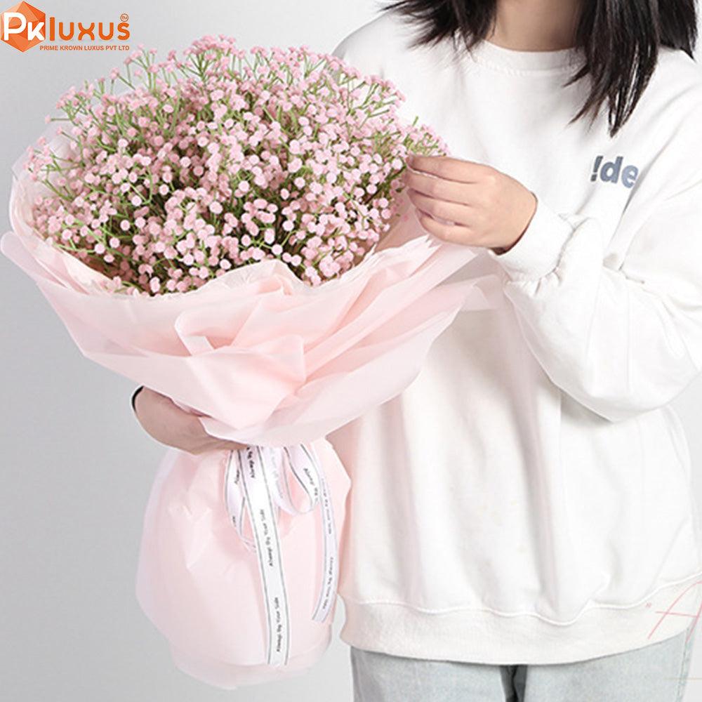 24-Inch 2 Stems of Baby's Breath Flowers (5 Colors) By PK LUXUS™ - PK LUXUS