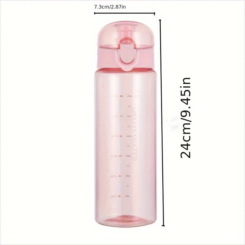 Large 780ml BPA-Free Sports Water Bottle with Time Marker  By PK LUXUS™