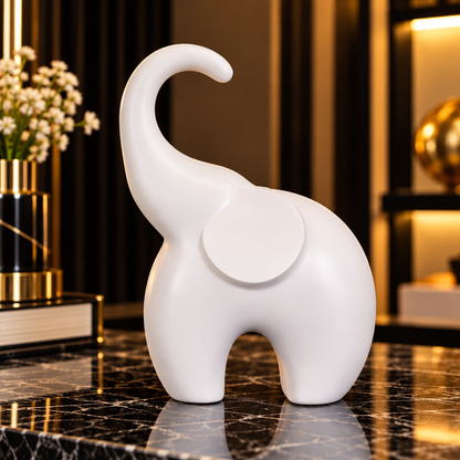 Luxury White Elephant Statue By PK LUXUS™