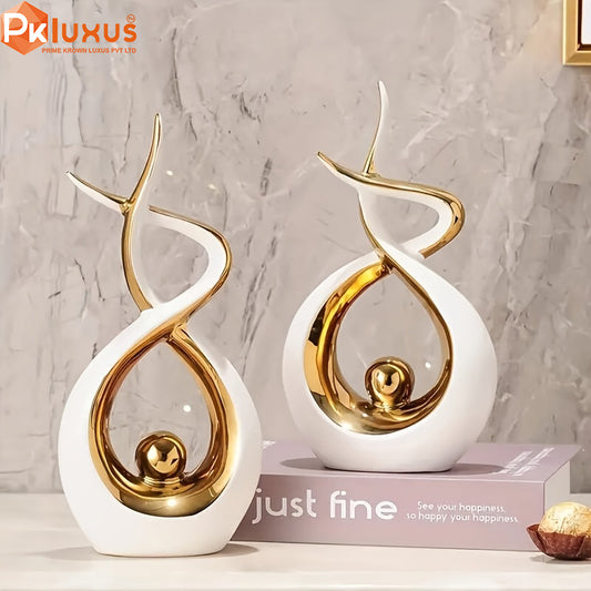 Luxury Flames Statues Set of 2 By PK LUXUS™