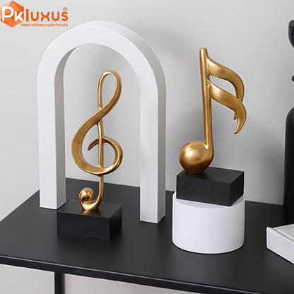 Set of 3 Music Note Icon Statues By PK LUXUS™