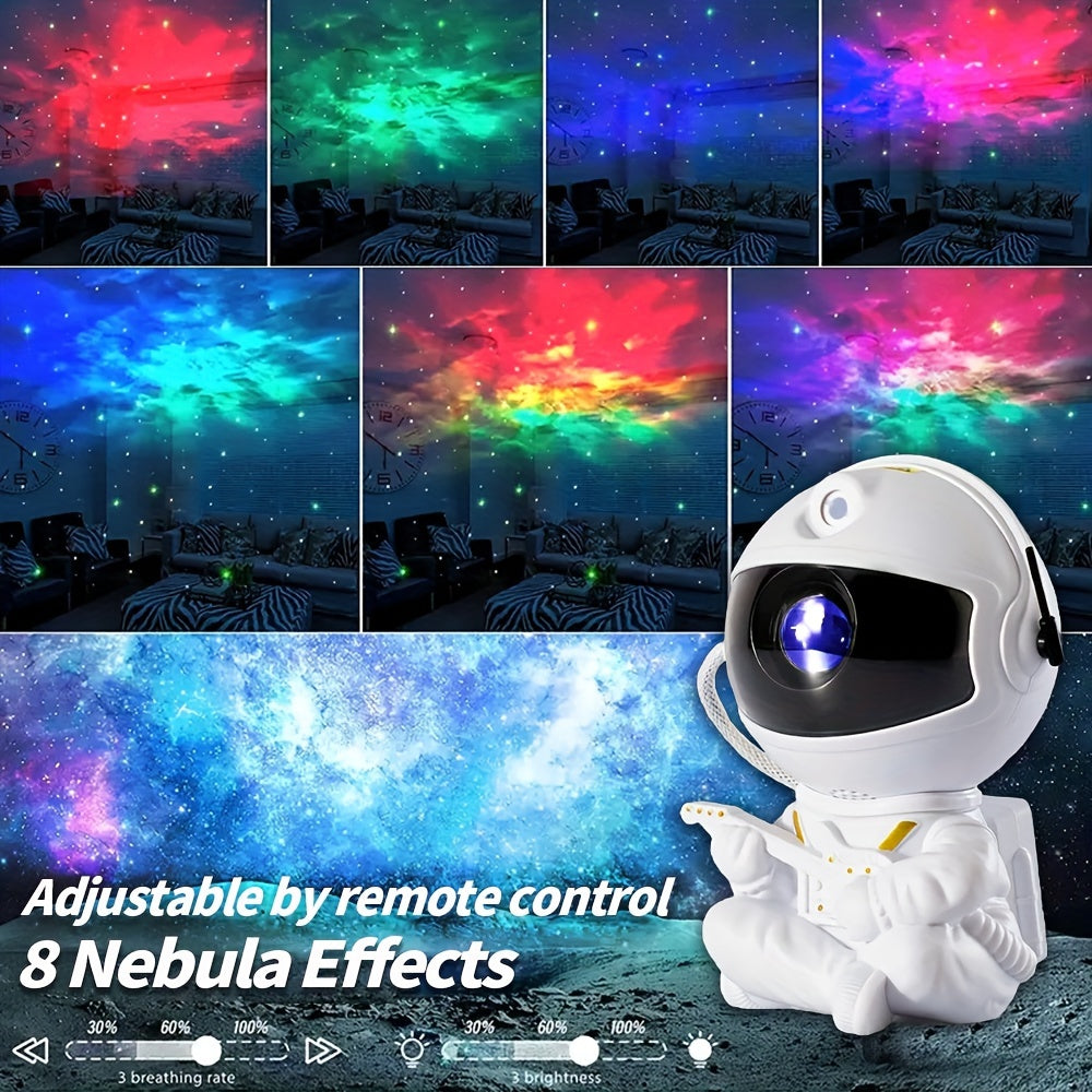 Astronaut Guitar LED Nebula Star Projector Night Light By PK LUXUS™ - PK LUXUS