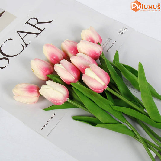 Real Touch Tulip Flower Made With Foam | Branches For Home Decor | PK LUXUS™
