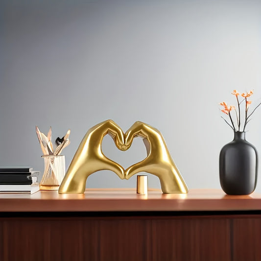 Gold Love Hands Statues By PK LUXUS™