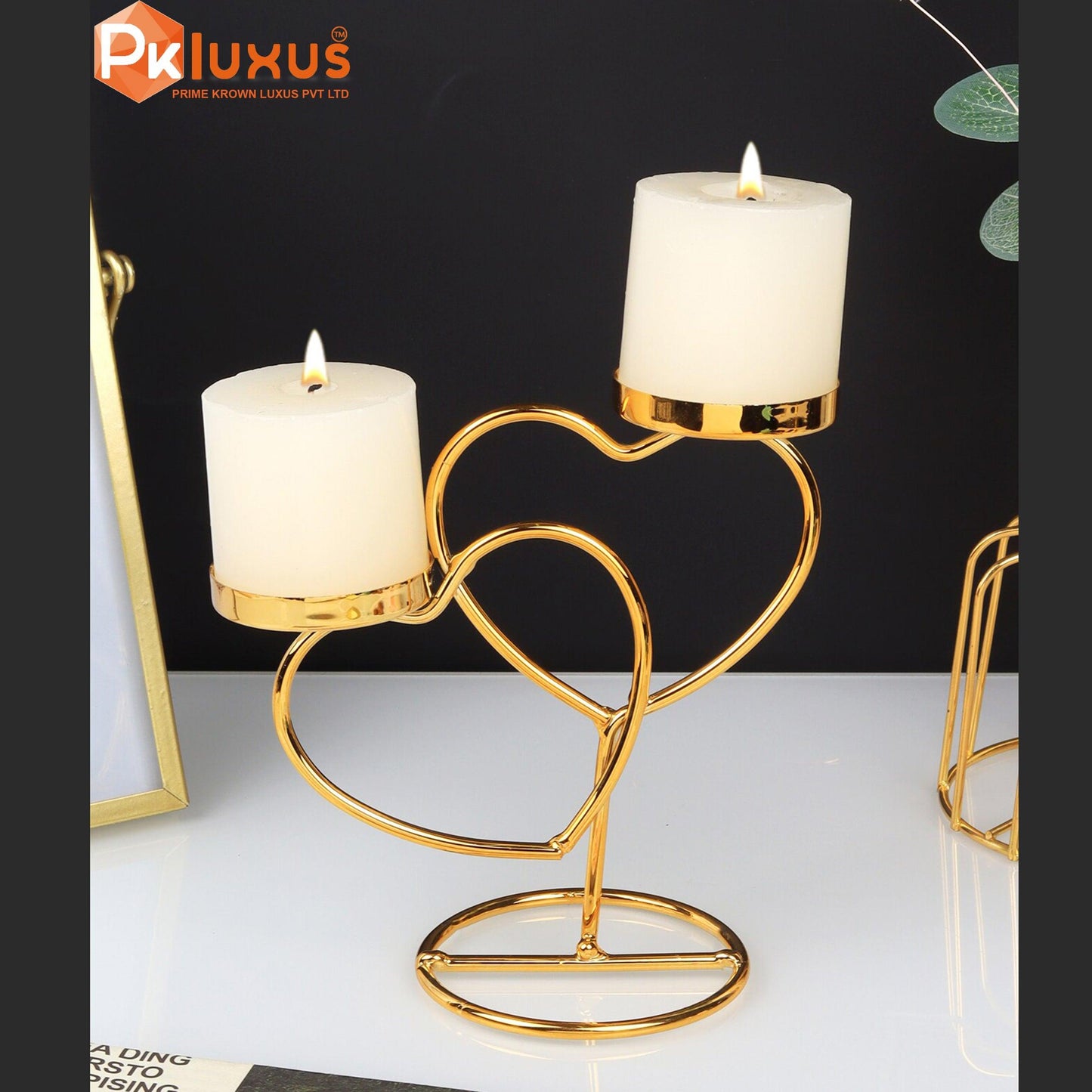 Golden Candlestick Home Decoration In Romantic Way | PK LUXUS™ - PK LUXUS
