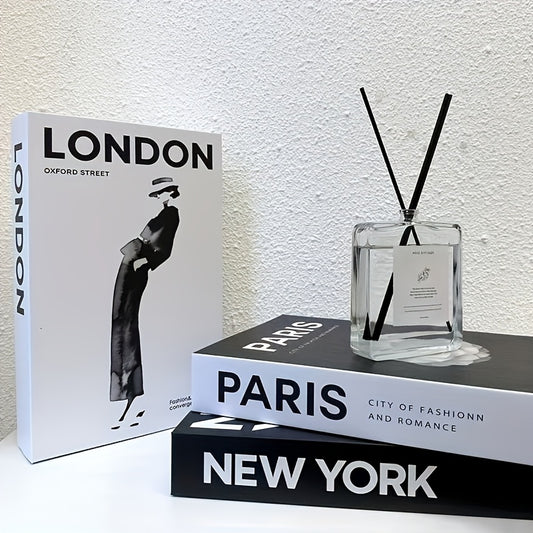 Set of 3 Decorative Fashion Books By PK LUXUS™