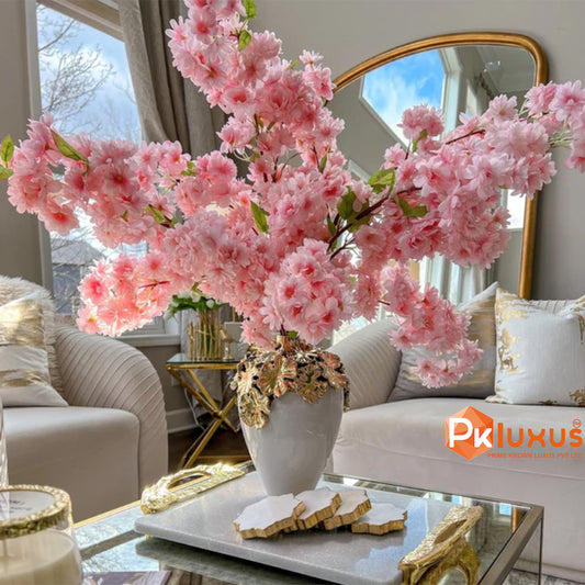 40-inch Pink Cherry Blossom Stem | Home Decoration | PK LUXUS™ - PK LUXUS