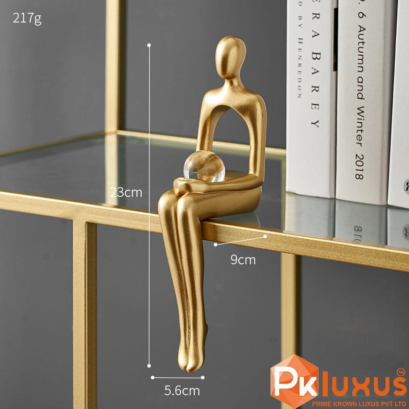 Set of 4 Gold Mannequin Style Statues | PK LUXUS™ - PK LUXUS