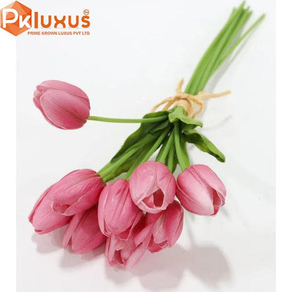 High Quality Pink Tulip Flowers For Vase and Home Decoration By PK LUXUS™ - PK LUXUS