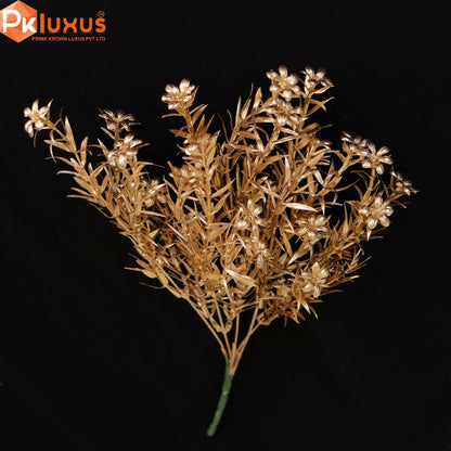 Golden Small Leaves Bunch For Small Vase & Jars | PK LUXUS™ - PK LUXUS