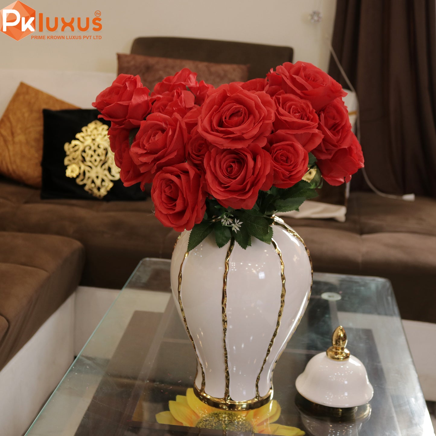 18 Inches Red Roses Bunch | PK LUXUS™ - PK LUXUS