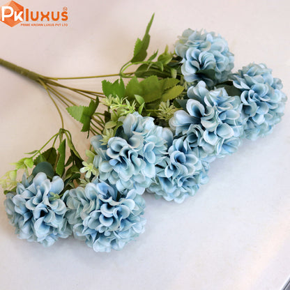 24-inch Blue Hydrangeas Ball Flowers By PK LUXUS™ - PK LUXUS
