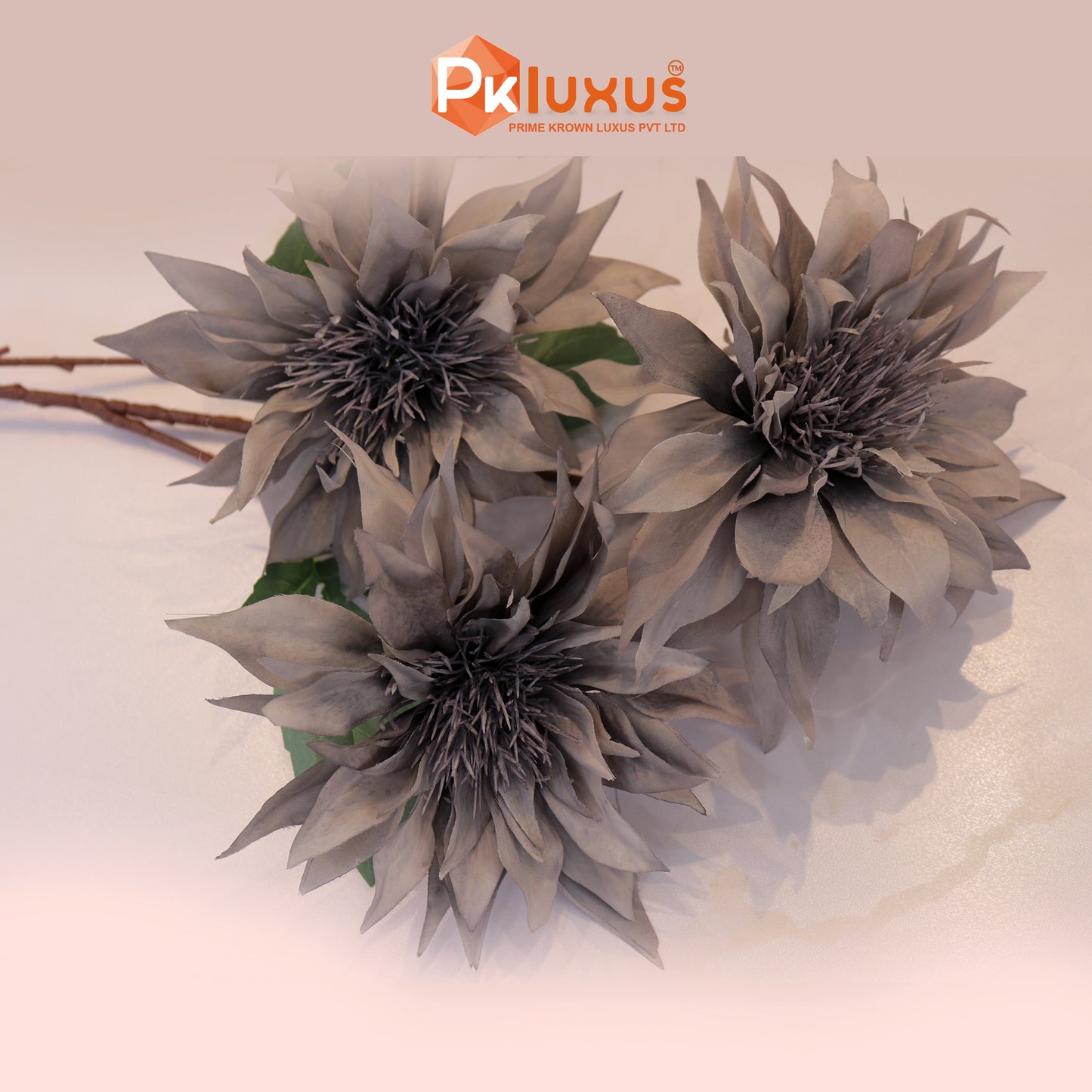 40 Inches Gray Parkland Glory Flowers By PK LUXUS™ - PK LUXUS
