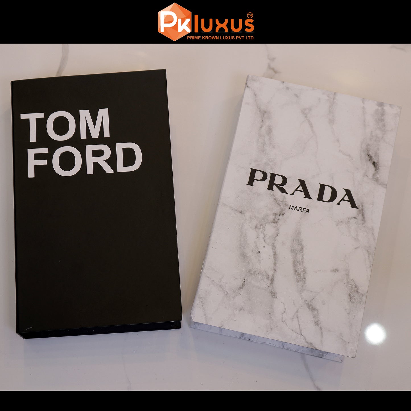 Set of 2 Decorative Books By PK LUXUS™ - PK LUXUS