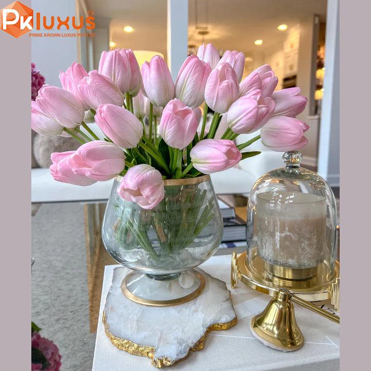 High Quality Pink Tulip Flowers For Vase and Home Decoration By PK LUXUS™ - PK LUXUS