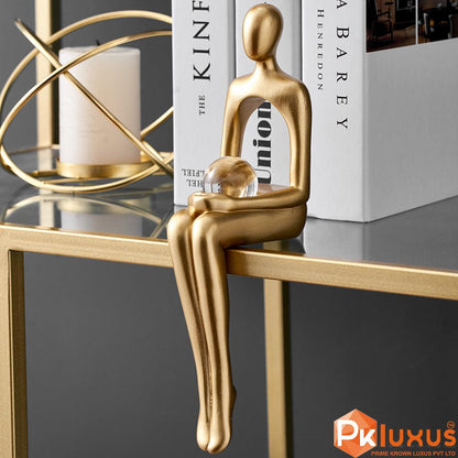 Set of 4 Gold Mannequin Style Statues | PK LUXUS™ - PK LUXUS