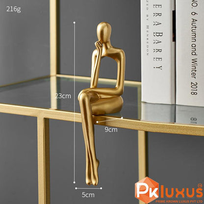 Set of 4 Gold Mannequin Style Statues | PK LUXUS™ - PK LUXUS