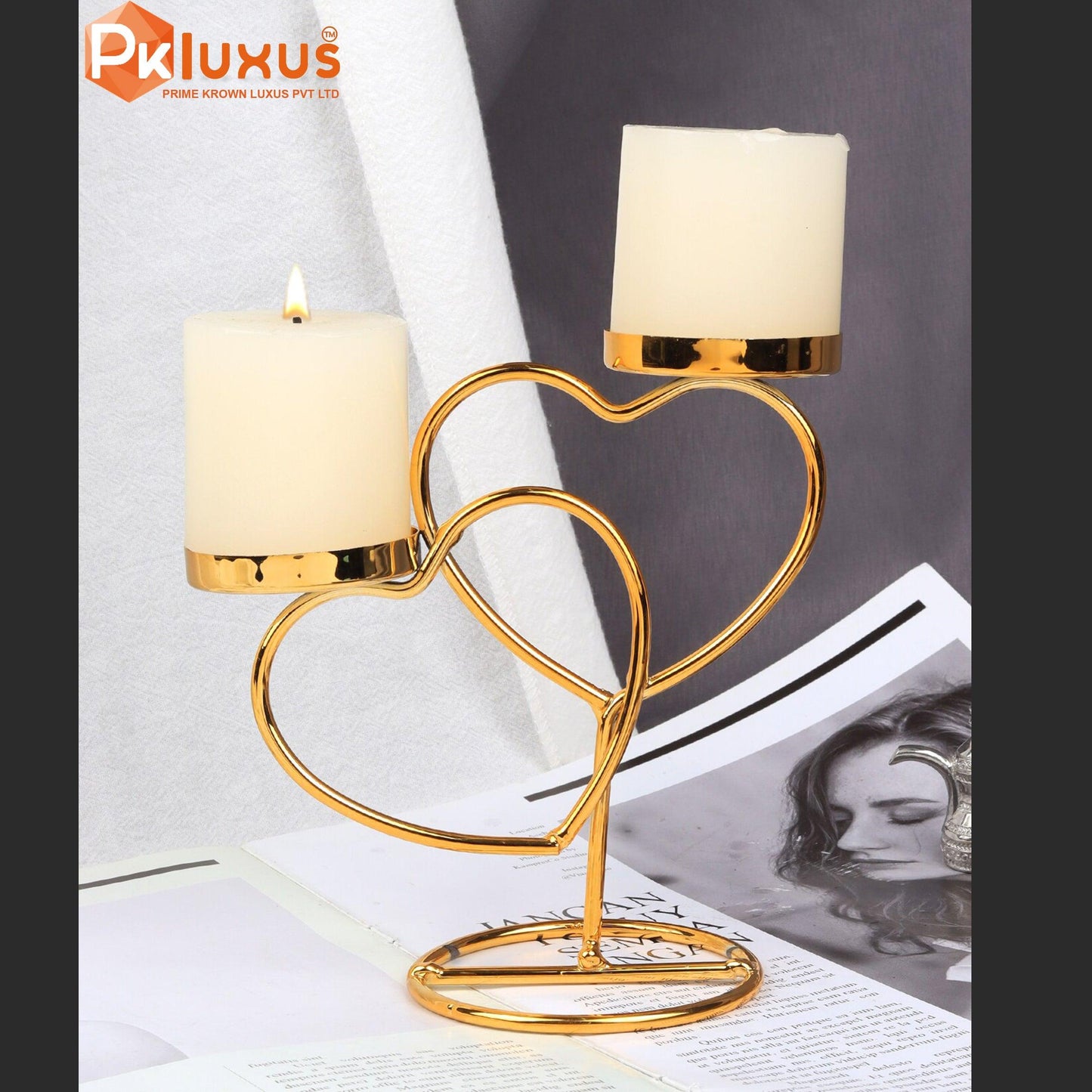 Golden Candlestick Home Decoration In Romantic Way | PK LUXUS™ - PK LUXUS