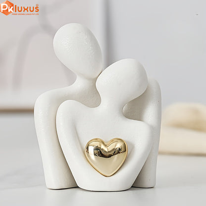 Set of 2 Romantic Ceramic Couple Figurine By PK LUXUS™