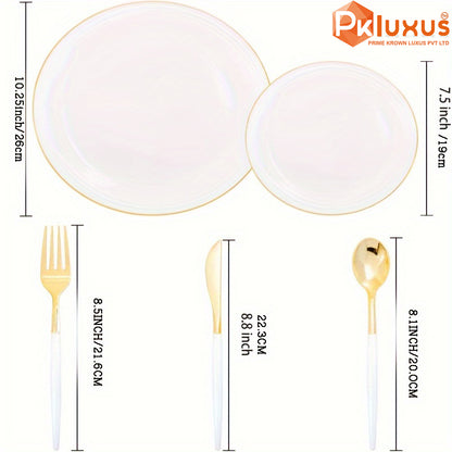 35 Pieces Utensils, 14 Plates - 21 Cutlery, The Perfect Choice for a Party By  PK LUXUS™