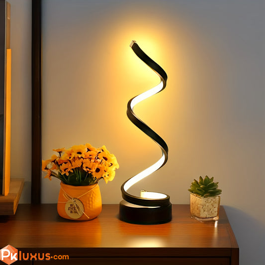 Luxury Black Single The Original Spiral Lamp By PK LUXUS™ - PK LUXUS