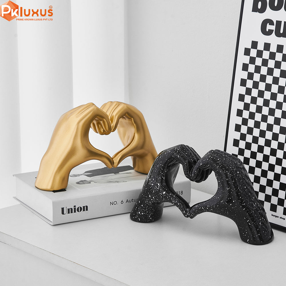 Luxury Gold Love Hands Statues | PK LUXUS™ - PK LUXUS