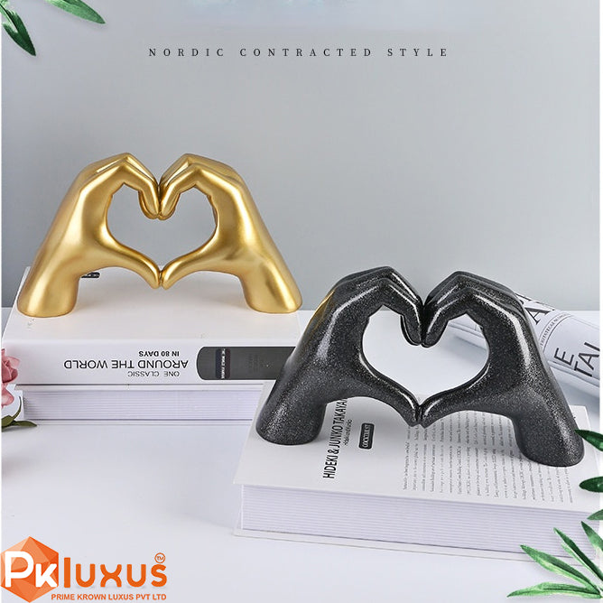 Luxury Gold Love Hands Statues | PK LUXUS™ - PK LUXUS